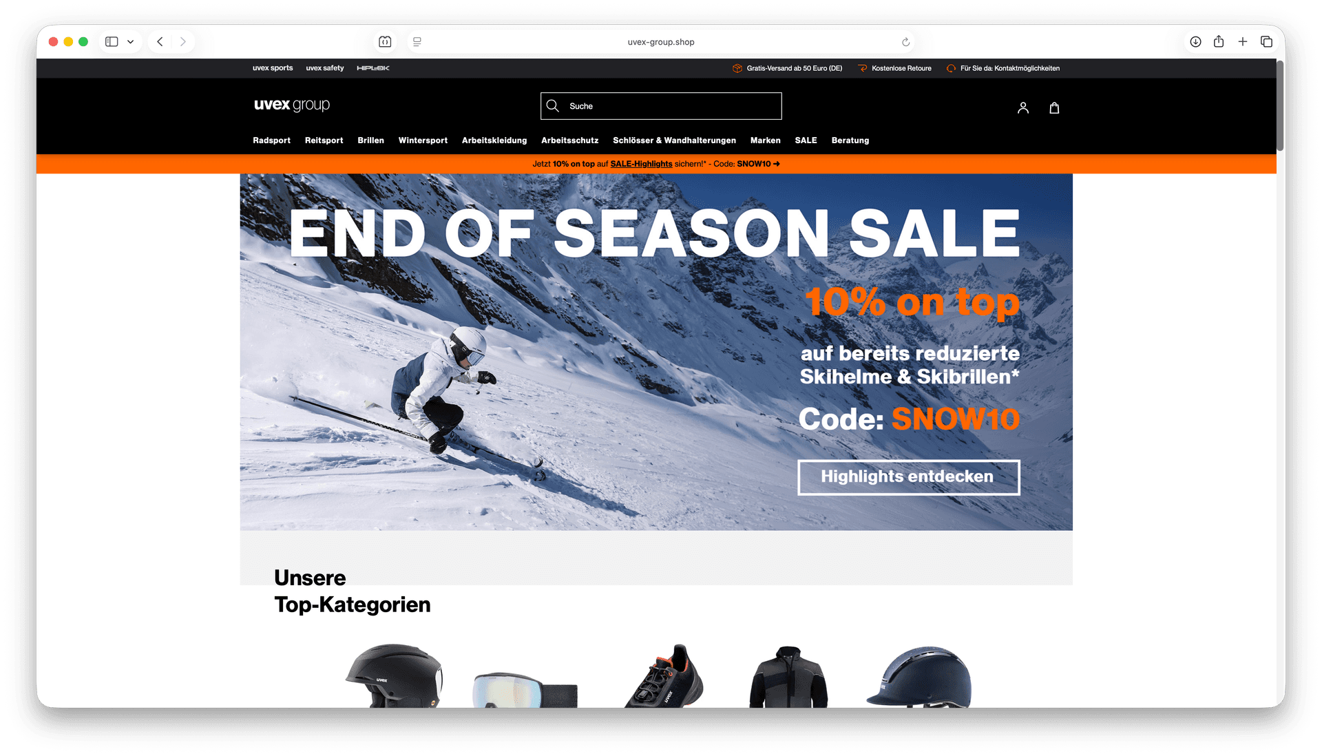 Preview image of project Uvex